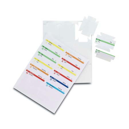 Smead Hanging Folder Tabs, Angle View Refill, 3.5", White, PK45 64912